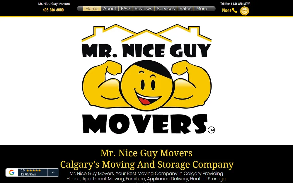 Mr. Nice Guy Movers homepage