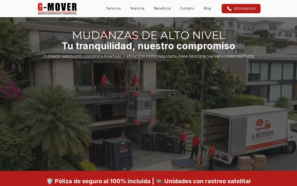 Mudanzas Cdmx | G Mover Ciudad de México homepage