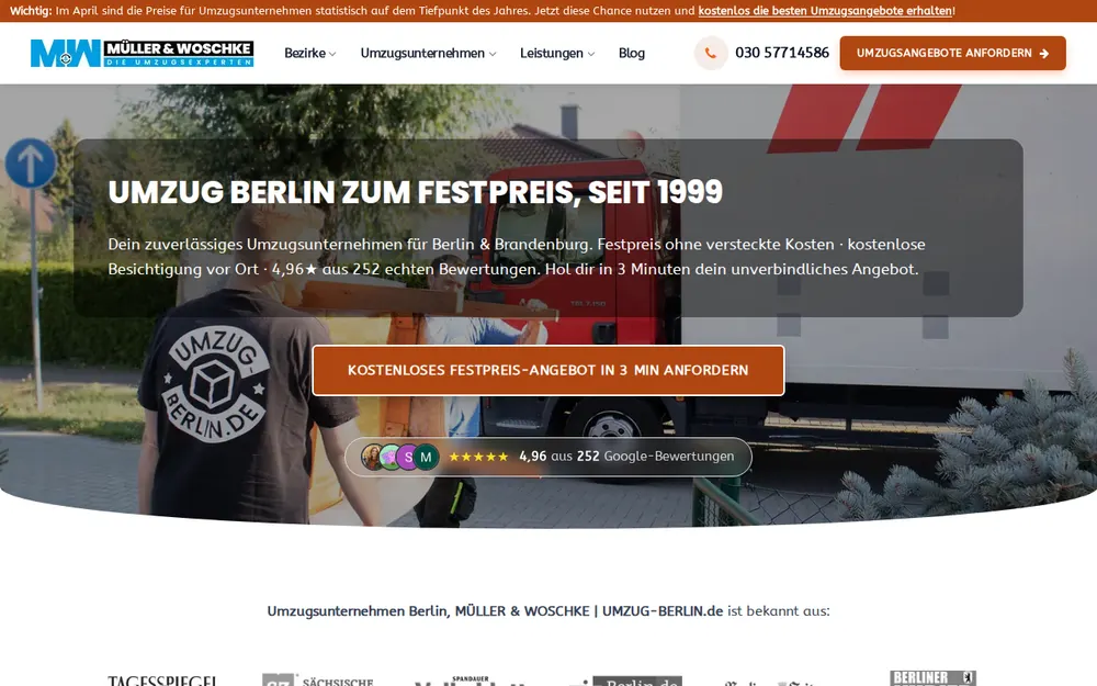 Müller & Woschke | Umzugsfirma Berlin | Umzug-Berlin.de homepage