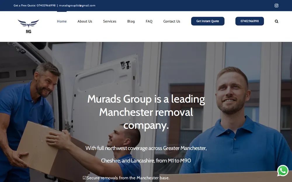 Murad's Group Ltd homepage