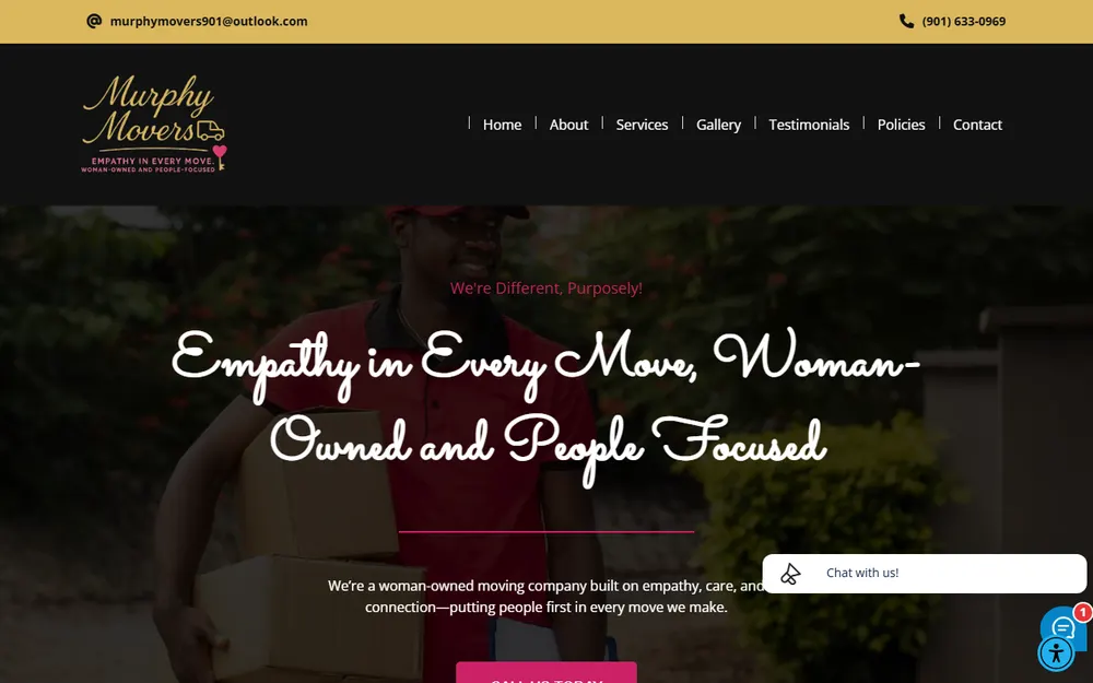 Murphy Movers homepage
