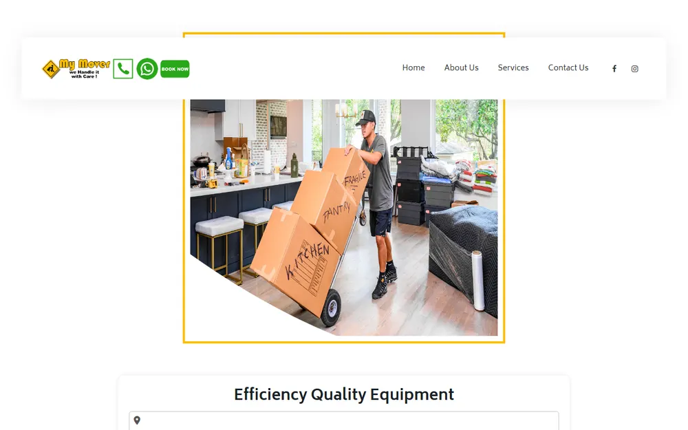 My Mover homepage