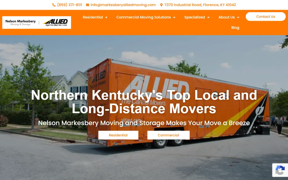 Nelson Markesbery Moving & Storage homepage