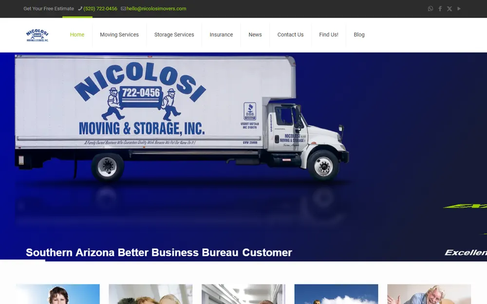 Nicolosi Moving & Storage Inc homepage