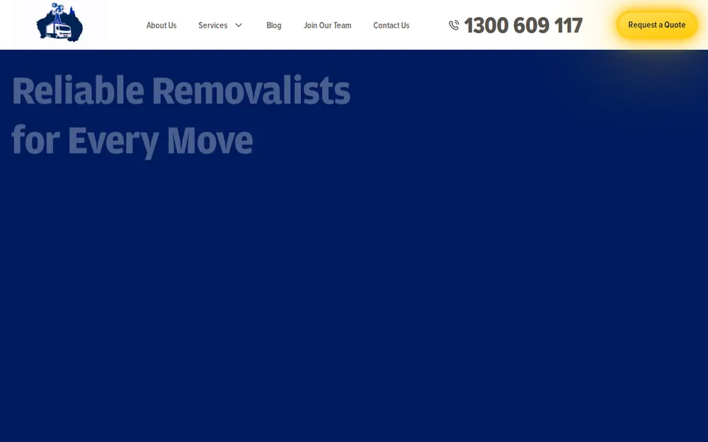 No Limits Removalists homepage