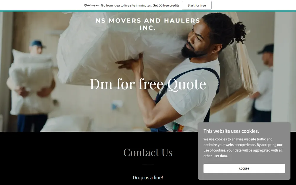 Ns Movers & Haulers homepage