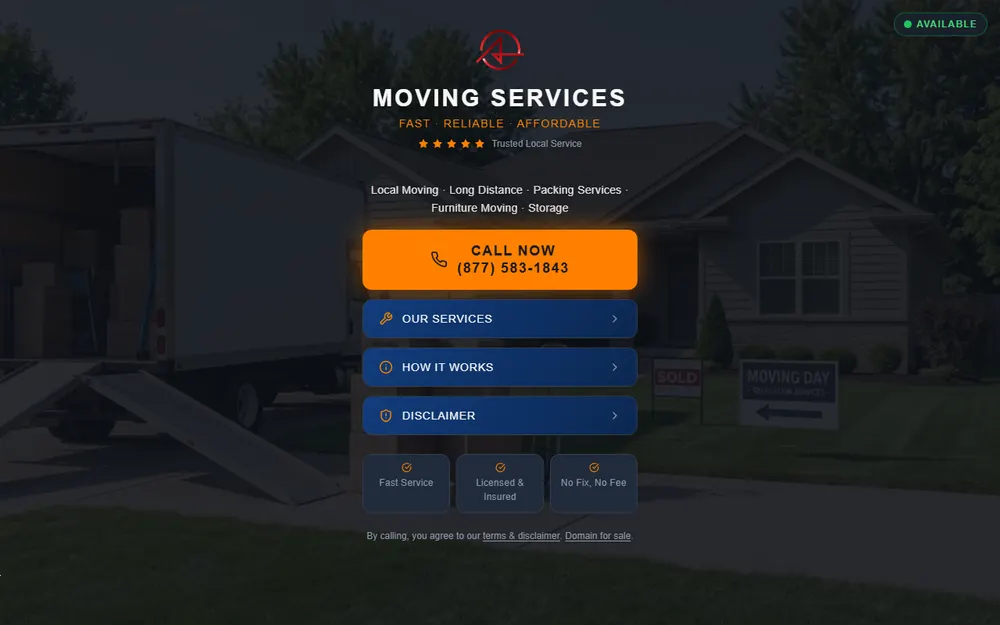 NYC Movers, LLC homepage