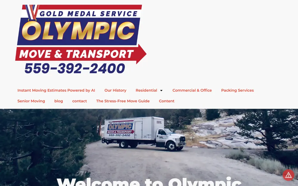 Olympic Move & Transport - Moving Company Fresno & Clovis homepage
