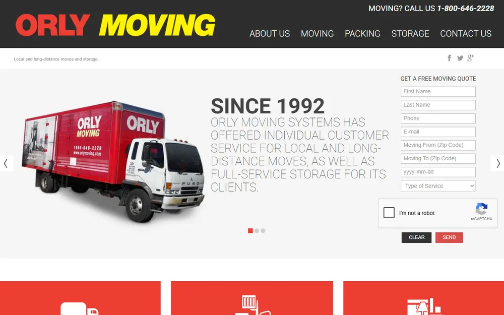 Orly Moving Systems, Inc. homepage