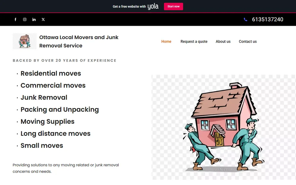 OTTAWA LOCAL MOVERS homepage