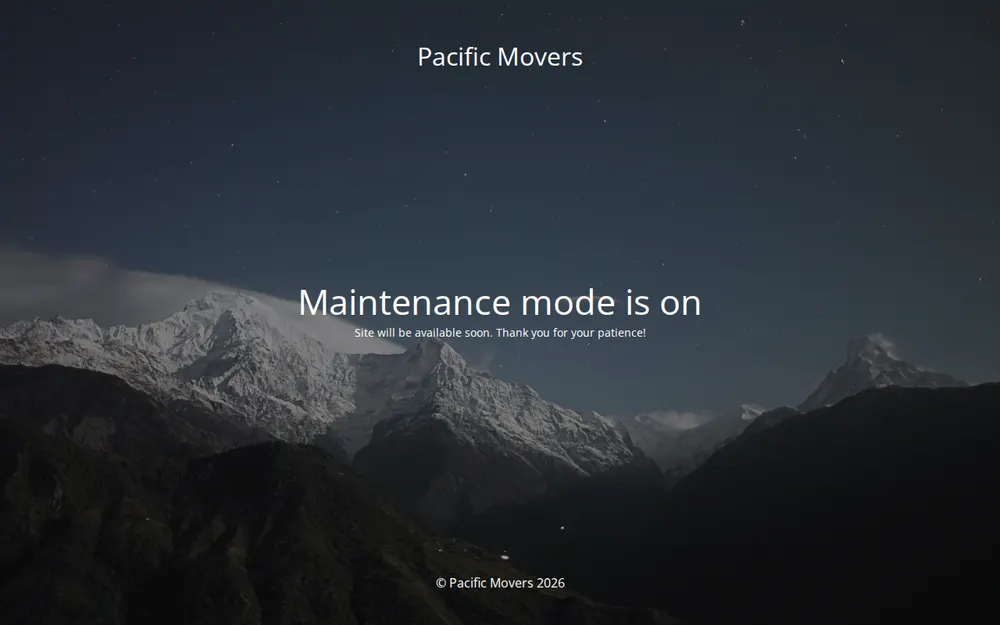 Pacific Movers - Moving Company Auckland homepage