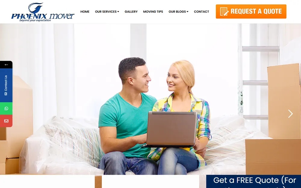 Phoenix Mover Pte Ltd homepage