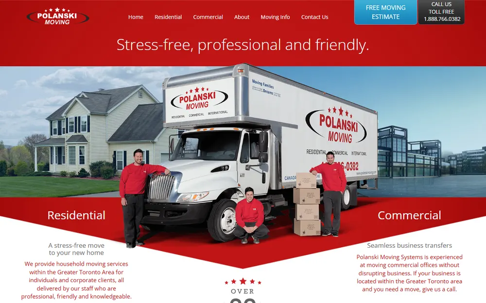 Polanski Moving homepage