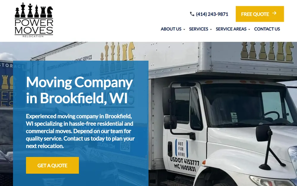 Power Moves Relocation LLC homepage