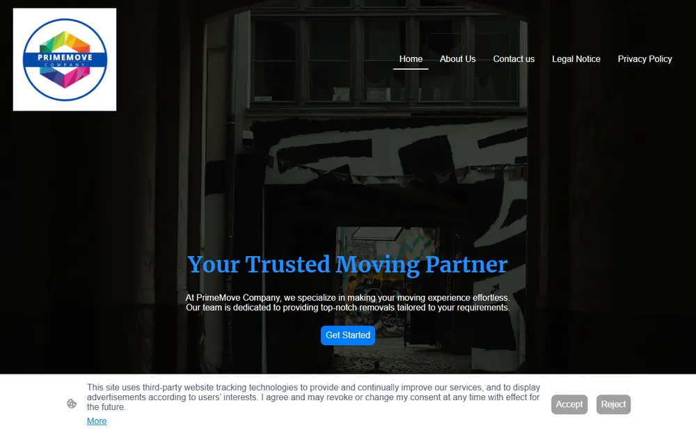 PrimeMove Company homepage