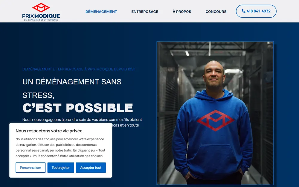 Prix modique homepage