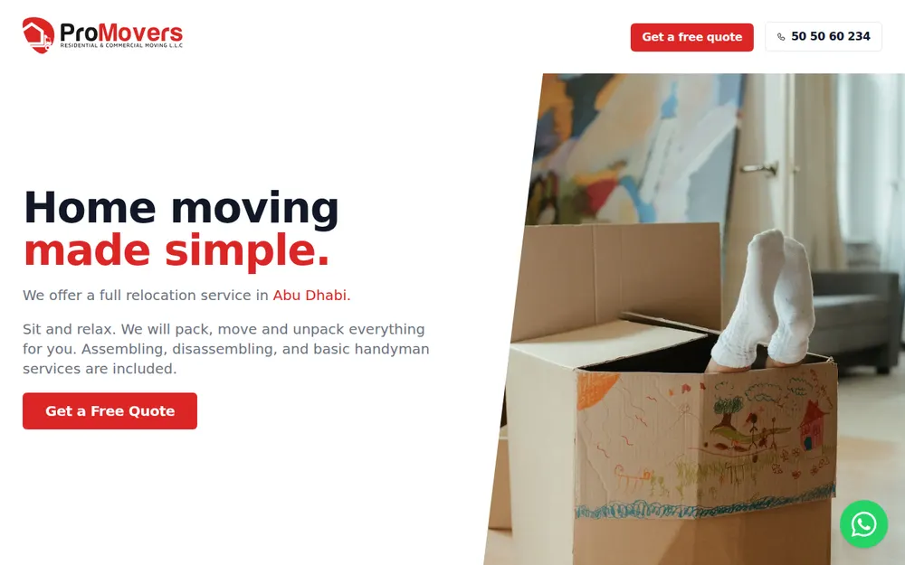 Promovers Residential & Commercial Moving L.L.C homepage