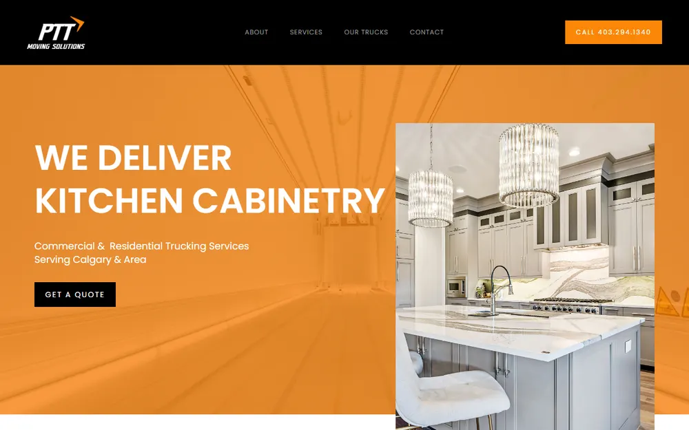 Ptt Moving Ltd. homepage