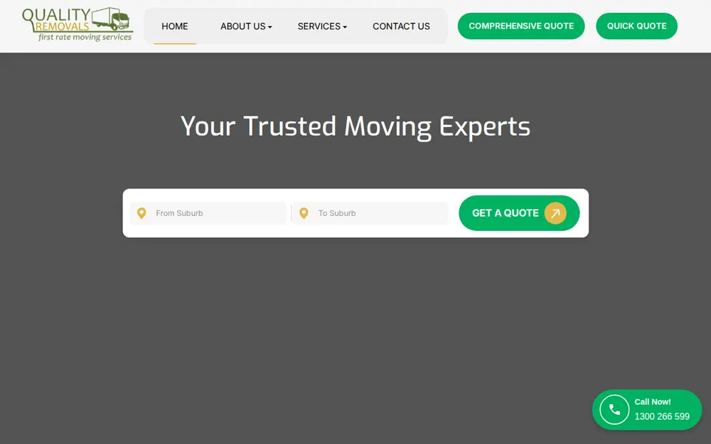 Quality Removals homepage