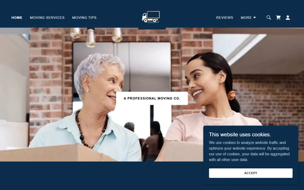 QuikMove homepage
