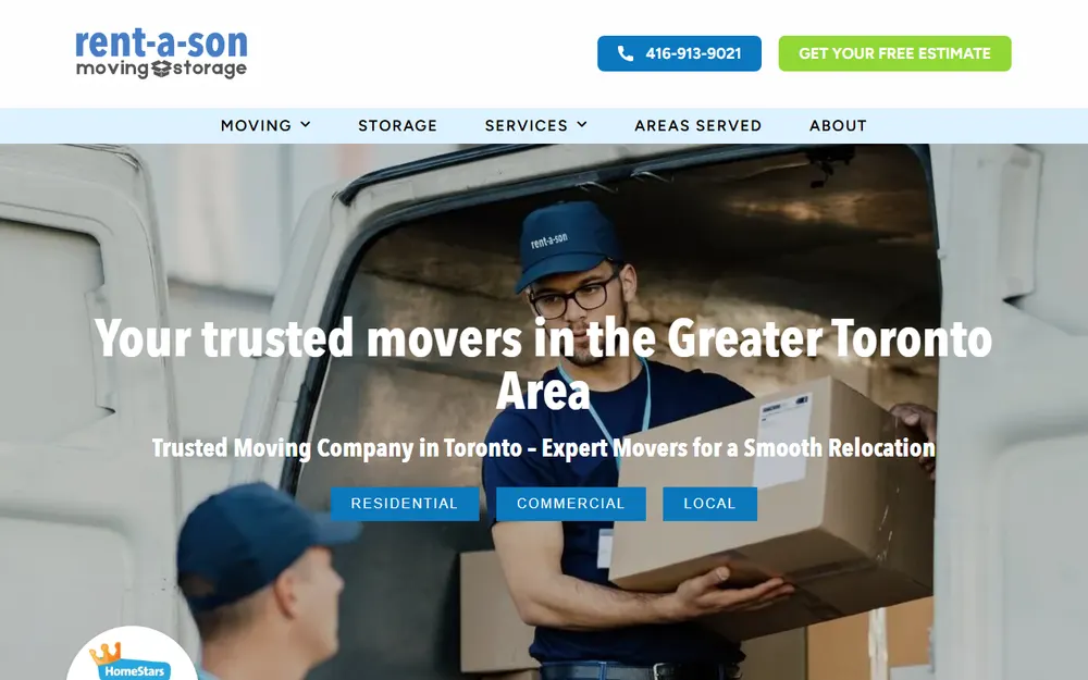 Rent-a-Son homepage