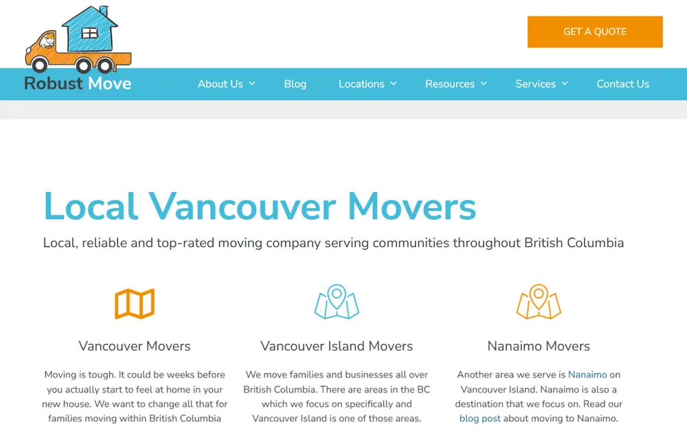 RobustMove homepage