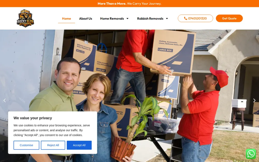 Rocky Elite Removals LEEDS MAN WITH VAN homepage