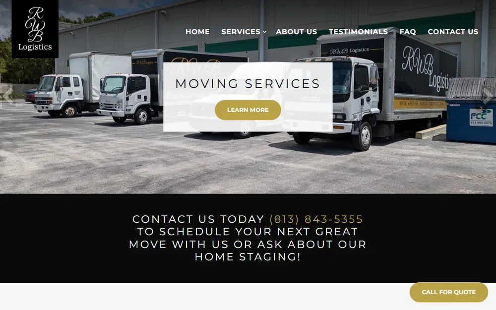 RWB Logistics, LLC homepage