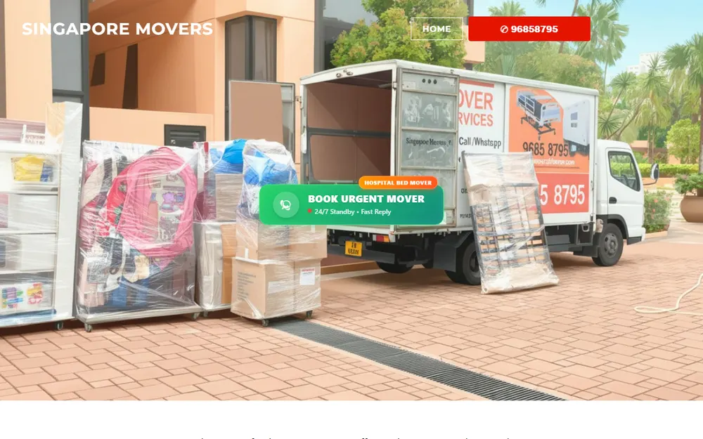 Singapore Movers homepage