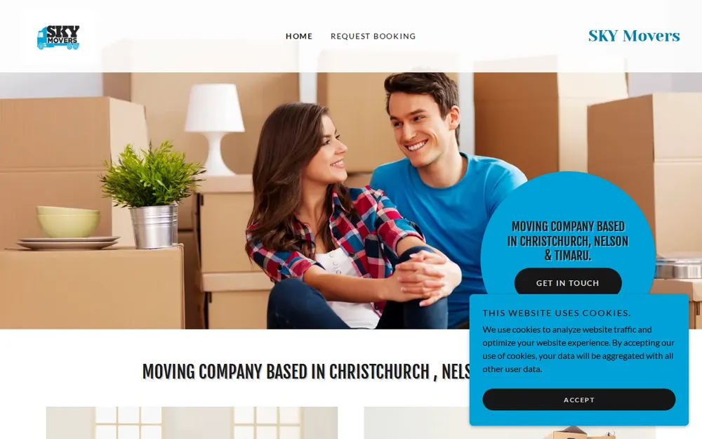 SKY Movers homepage
