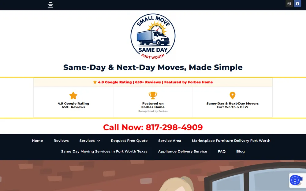 Small Move Same Day Fort Worth LLC homepage