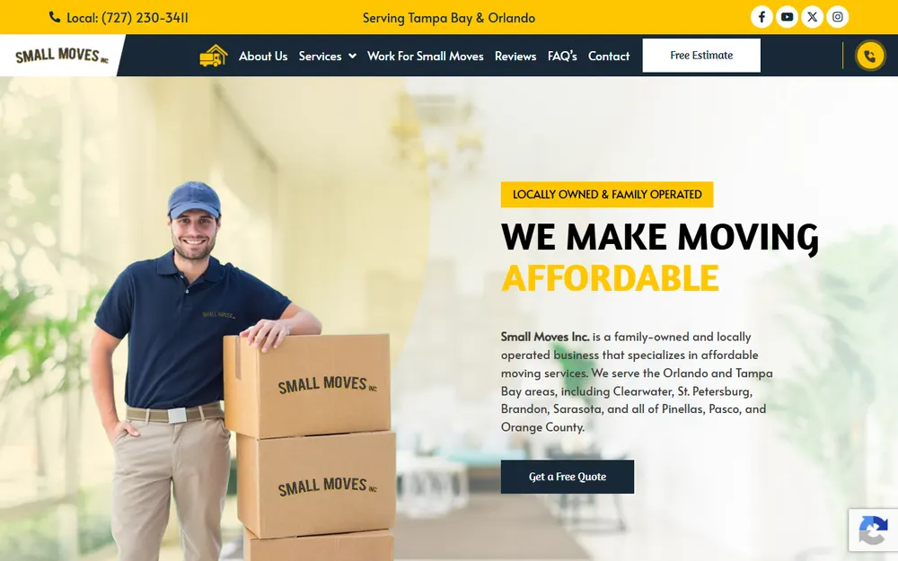 Small Moves Inc homepage