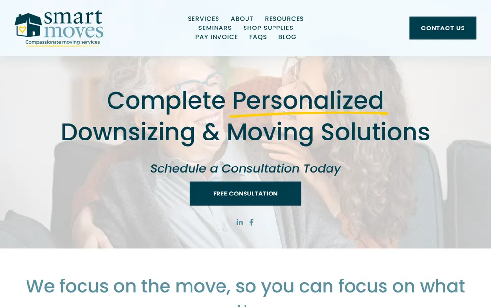 Smart Moves homepage