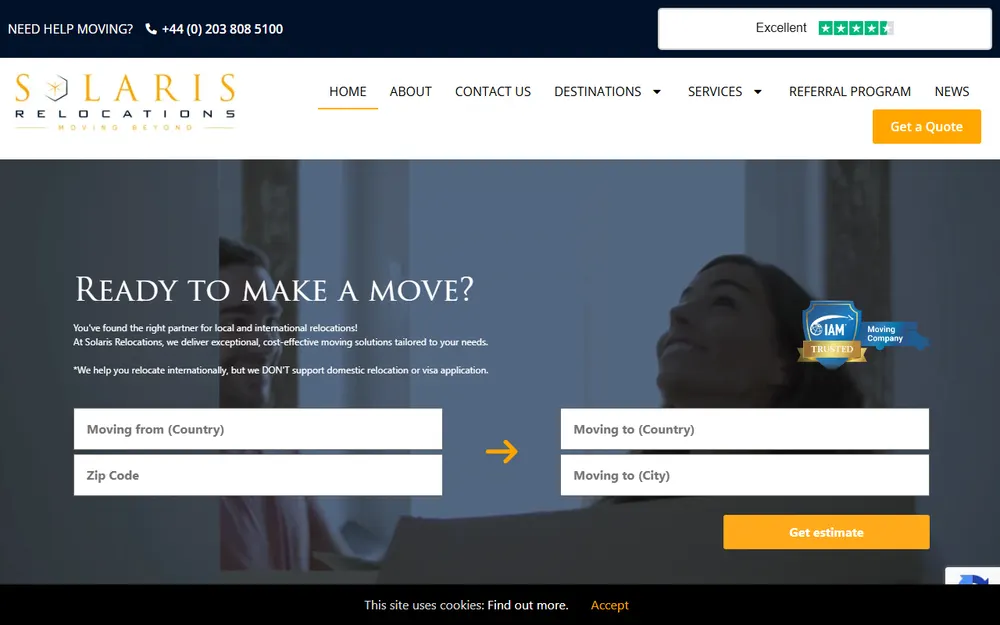 Solaris Relocations homepage