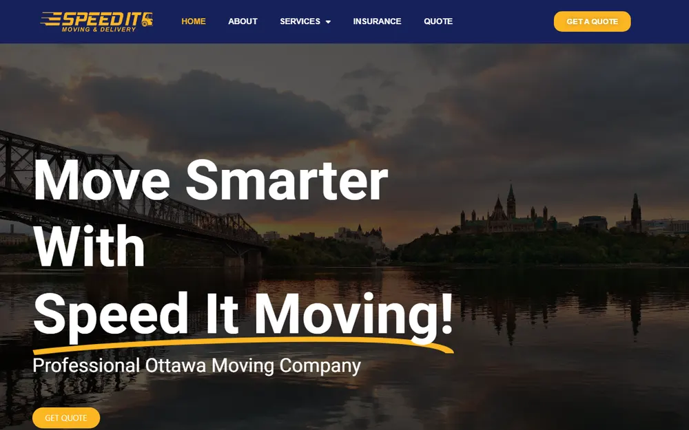 Speed It Moving & Delivery homepage