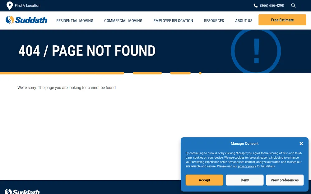 Suddath Relocation Systems of Texas homepage