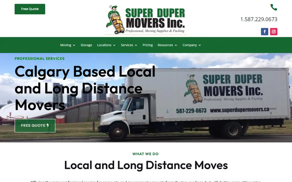 Super Duper Movers homepage