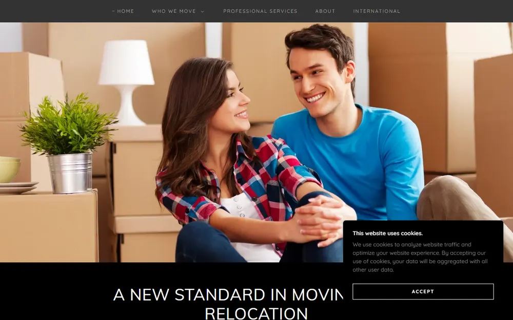 TCOY - Moving and Storage homepage