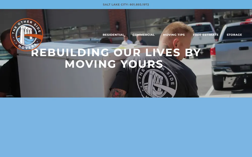 The Other Side Moving & Storage homepage