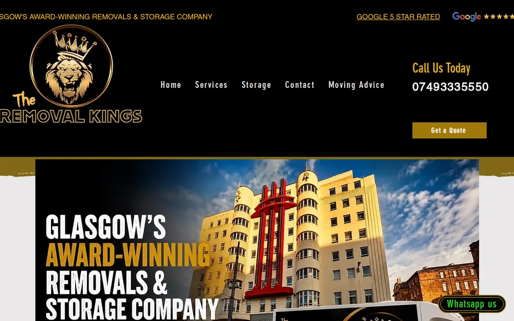 The Removal Kings homepage
