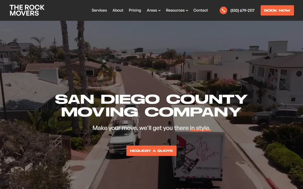 The Rock Movers homepage
