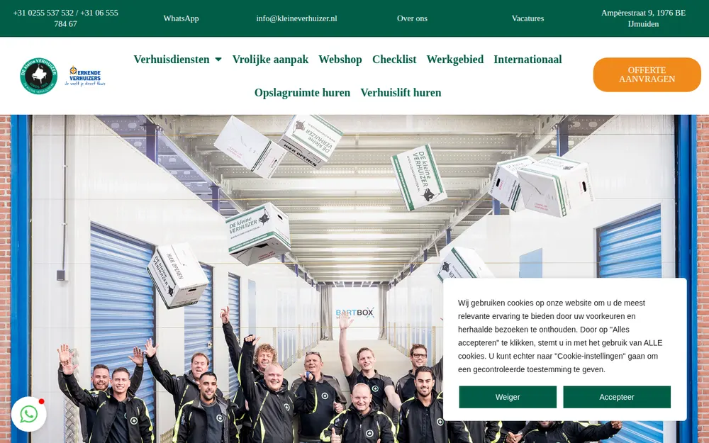 The small Mover homepage