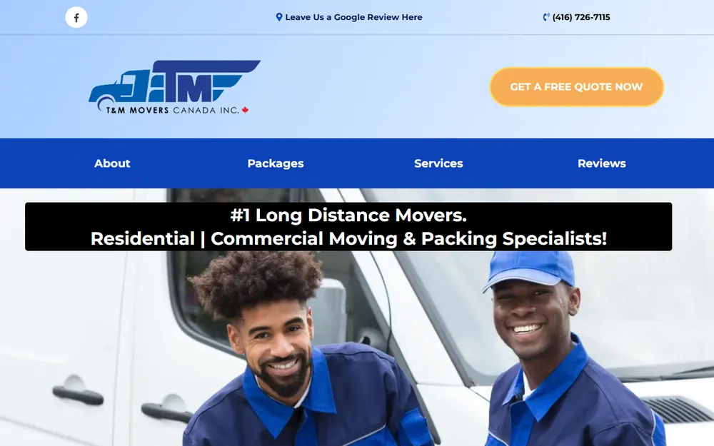 T&M MOVERS CANADA INC homepage