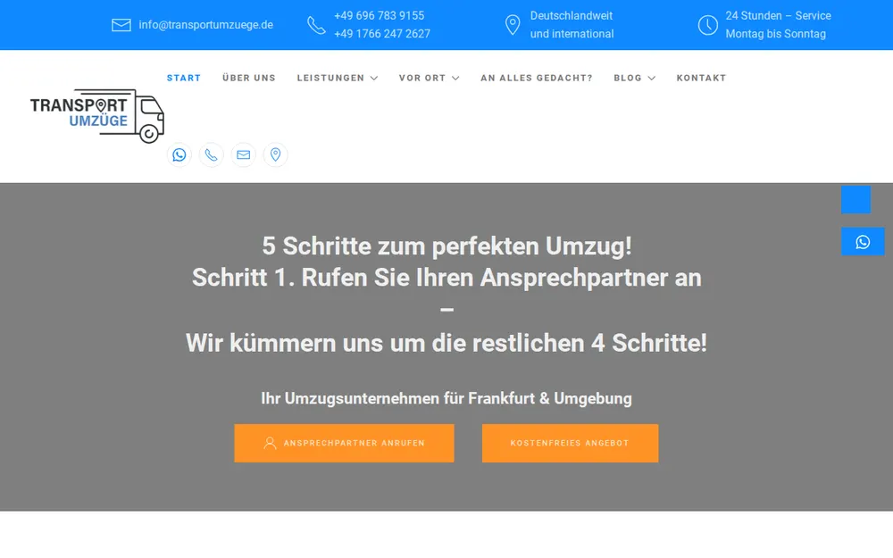 Transportumzüge homepage