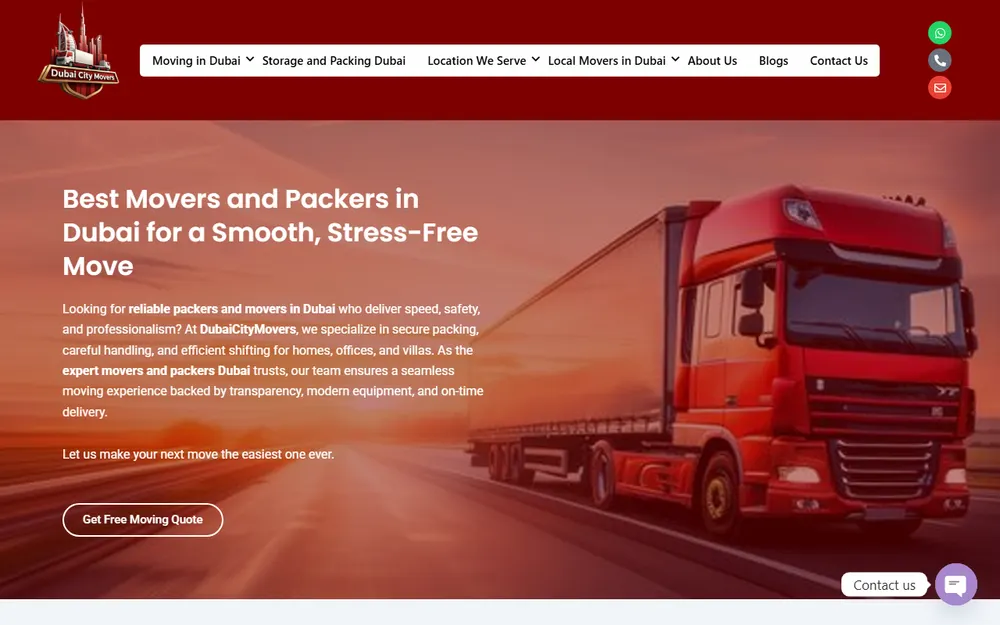 Trusted Movers And Packers In Dubai Marina | Movers Hub 24 homepage