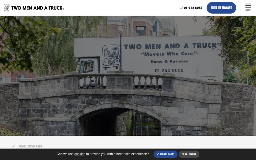 Two Men And A Truck Moving homepage