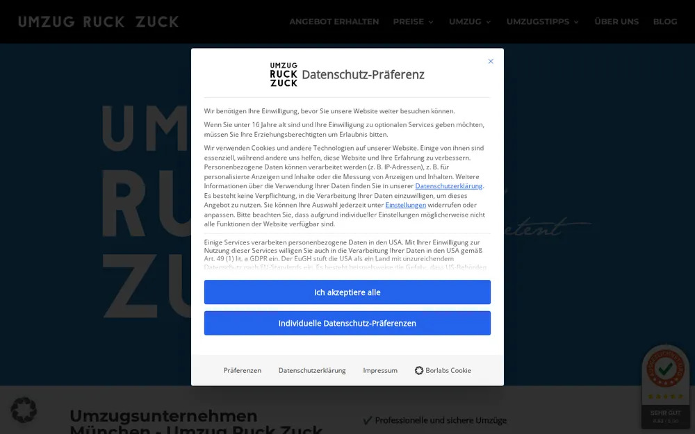 Umzug Ruck-Zuck homepage