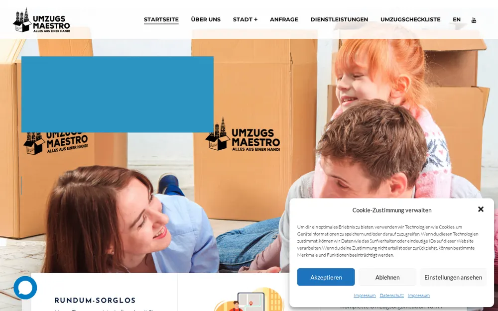 Umzugsmaestro München homepage