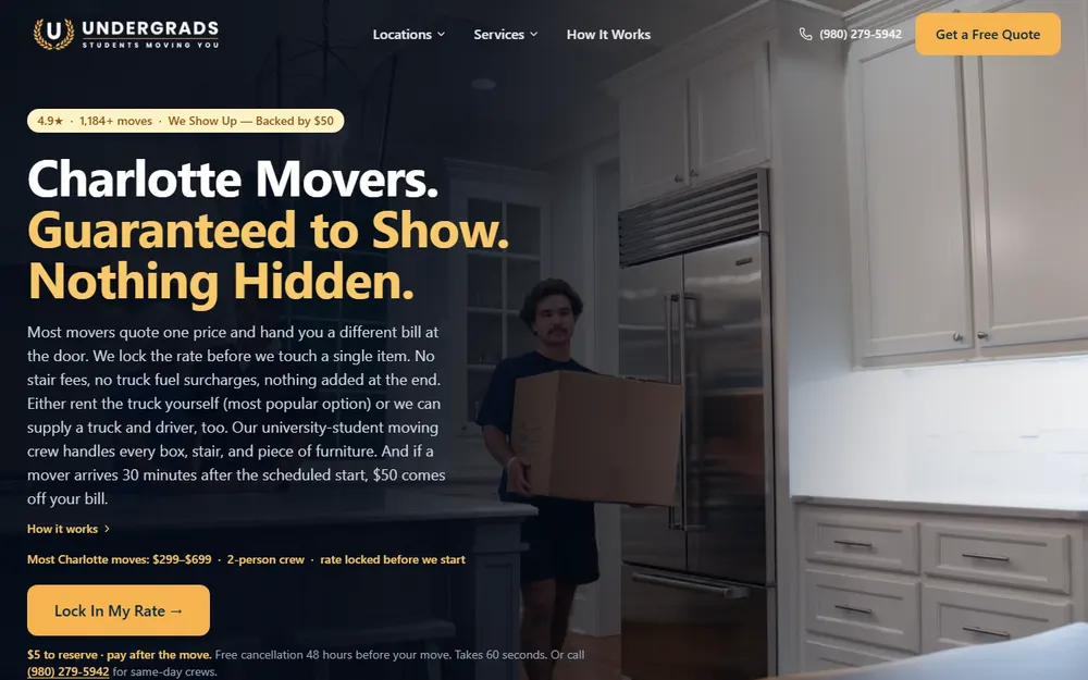 Undergrads Moving homepage