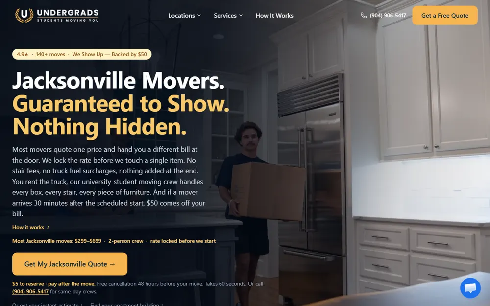 Undergrads Moving homepage